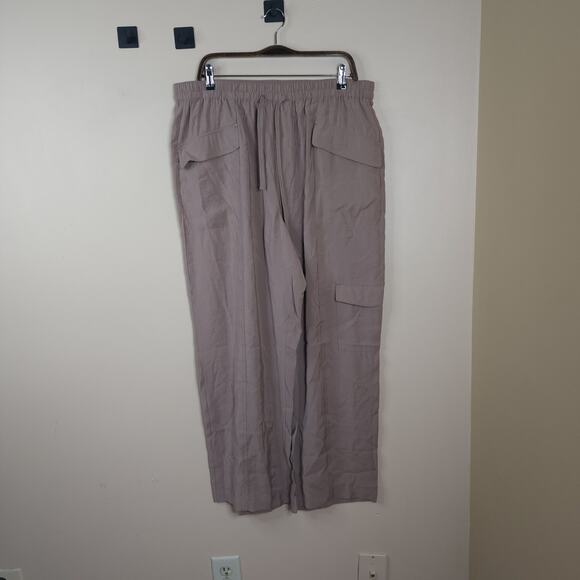 Madewell Straight Cargo Pants in Softdrape Size XL - Picture 1 of 11